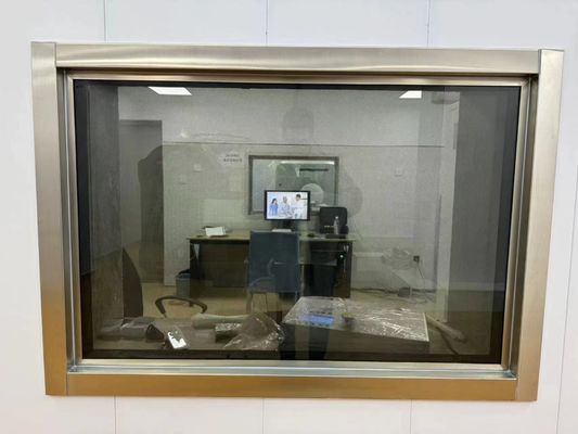 Harga yang bagus 99 Persen UVproof Windows terlindung Kerangka baja yang kokoh Jendela tahan radiasi on line