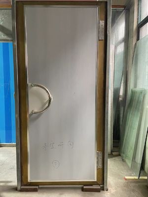 Harga yang bagus Powder Coated Single Swing MRI Door Shielding Heavy Duty Rf Shielded Doors Ball Bearing Hinge on line