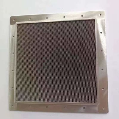 Harga yang bagus Permukaan dilapisi emas ventilasi Waveguide Window Untuk Microwave Frequency Band on line