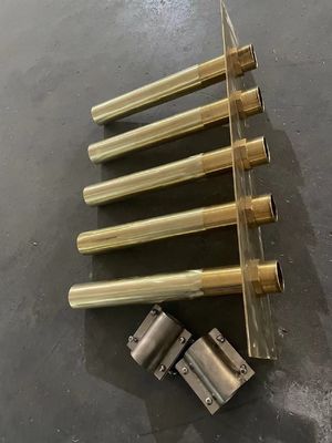 Harga yang bagus Kamar Perisai Pandu Gelombang Jendela 0.5Lbs 0.125Inch Tembaga Pandu Gelombang on line