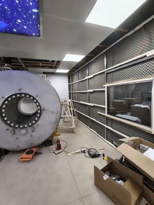 Harga yang bagus Ruang Perisai RF dengan Impedansi Masuk 50 ohm dan Jendela Kaca Berlapis Berlapis RF Terlindung untuk MRI Kandang Faraday yang dapat disesuaikan on line